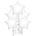 thumbnail image 4 of PMU 22 Inch Star Mylar Balloon White Pkg/1, 4 of 4