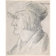 thumbnail image 3 of Hans Schwarz 15x18 Black Modern Framed Museum Art Print Titled - Portrait of Simon Von Liebenstein (Approx. 1516), 3 of 5