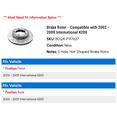 thumbnail image 2 of Brake Rotor - Compatible with 2002 - 2009 International 4200 2003 2004 2005 2006 2007 2008, 2 of 2