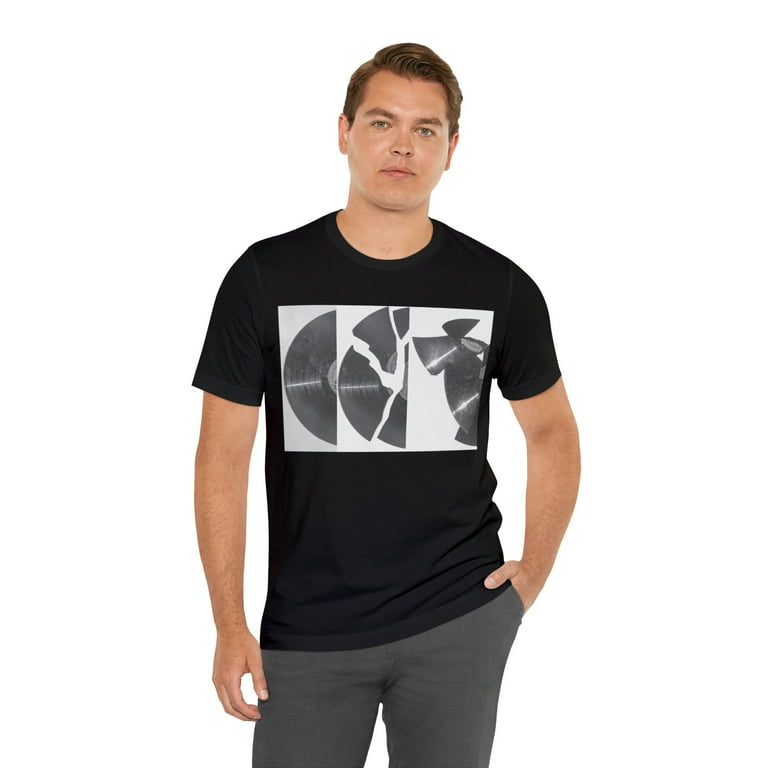 Broken Vinyl Records T-Shirt - Vintage Music Lover - Retro