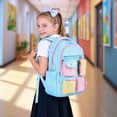 thumbnail image 7 of Gynky Kids Backpack for School 6-12, Large Capacity Lightweight School Backpacks for Girl for Elementary Preschool Middle,Blue, 7 of 7