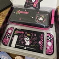 thumbnail image 4 of Carcasa protectora para interruptor Kuromi 2024 de Sanrio, modelo periférico, caja de regalo, adorno, tapa de joystick de almacenamiento para interruptor Oled/Ns, regalos, 4 of 5