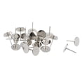 thumbnail image 5 of Uxcell 0.75''x0.98'' Clavos de tapicería con cabeza plana para muebles, tono plateado de hierro, 100 piezas, 5 of 5