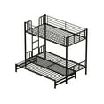 thumbnail image 5 of Miekor Furniture Black Pull-Out Bunk Bed 49326, 5 of 9