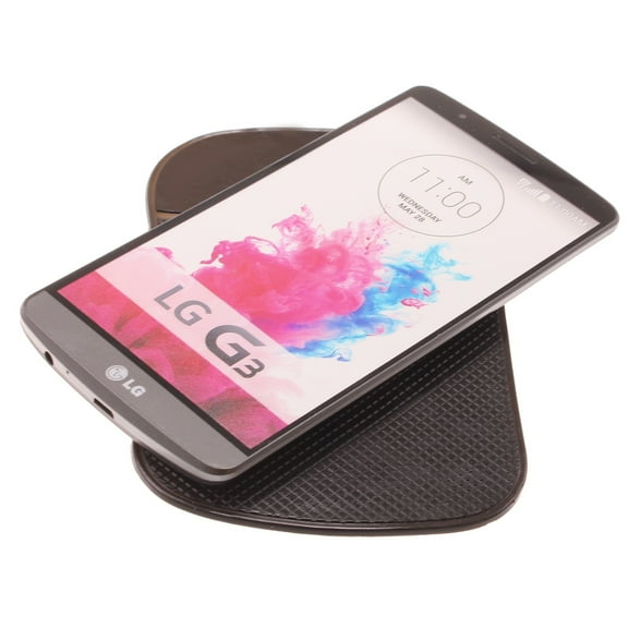 Dash Car Mount for iPhone 15/Pro/Max/Plus - Sticky Holder Non-Slip Grip Mat Black