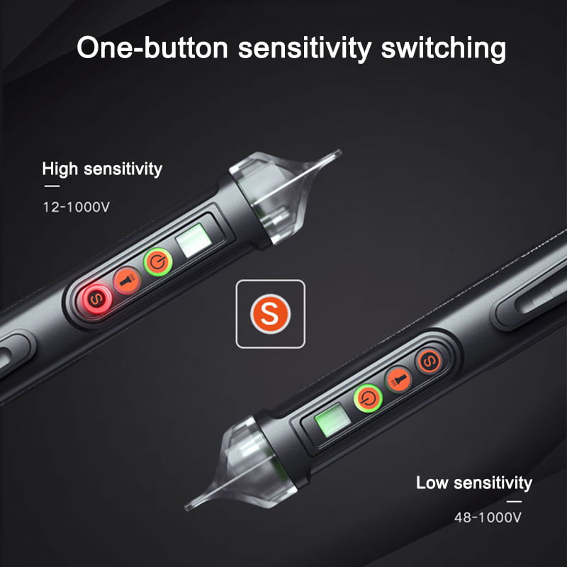 AC Voltage Test Pencil 12V/48V-1000V Voltage Sensitivity Electric Compact Pen IE 