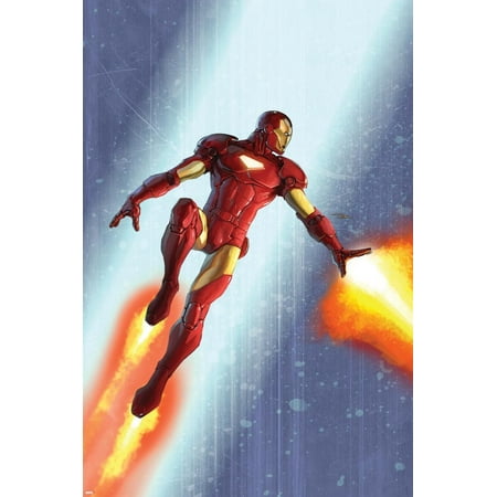 Iron Man & The Armor Wars No.3 Cover: Iron Man Print Wall Art By Francis Tsai