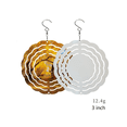 thumbnail image 4 of 10Pcs 3 Inch Sublimation Wind Spinner Blanks 3D Wind Spinners Hanging Wind Spinners for Indoor Outdoor Garden Decoration, 4 of 9