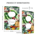 thumbnail image 5 of Kll Vegan1 Wall Plate,Gloss Finish,Standard Size 1 - 5" X 3", Polycarbonate Thermoplastic,Electric Receptacle Plug Covers, 5 of 8