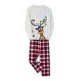 thumbnail image 4 of Christmas Family Pajamas Holiday Christma Pajama Family Matching Pjs Set Cute Sleepwear Elk Xmas Jammies for Couples Youth, 4 of 10