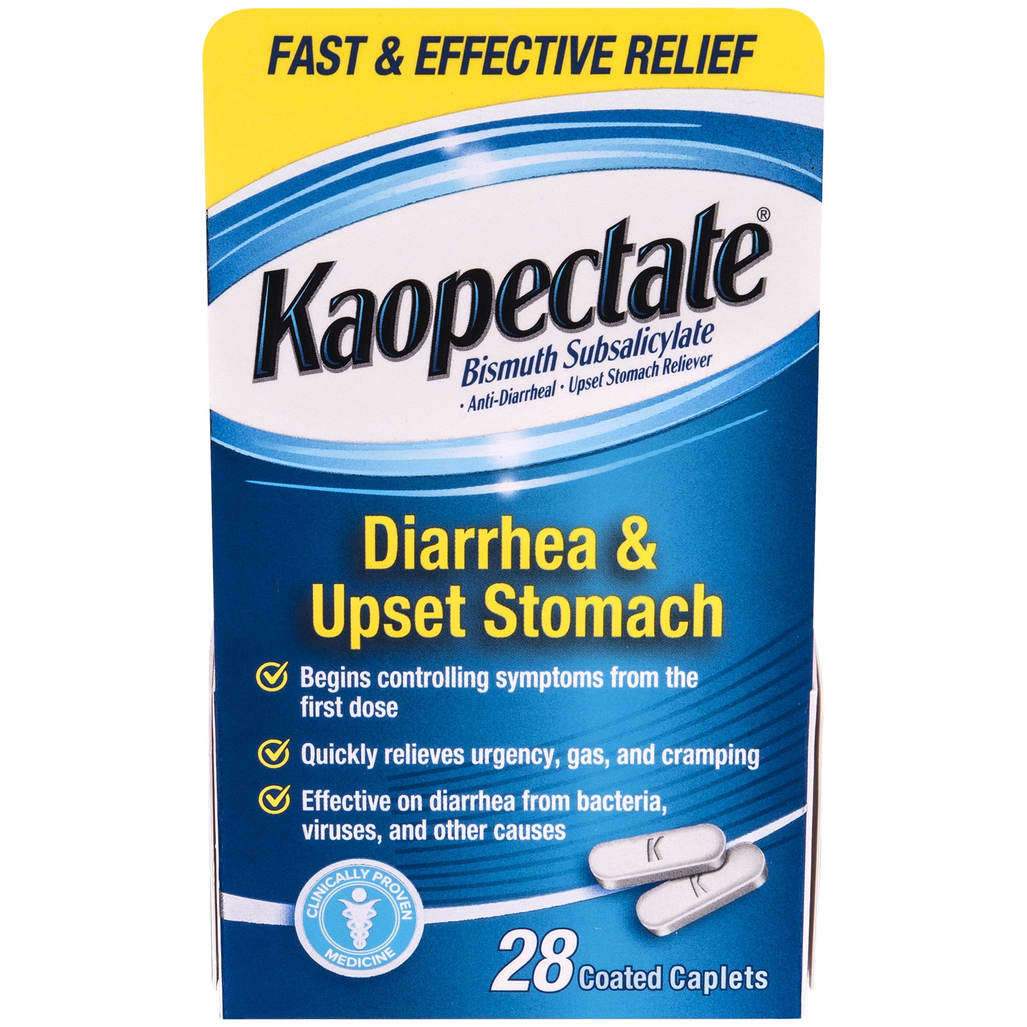 Kaopectate Multi-Symptom Relief Caplets, 28 Count