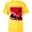 Yellow, variant on Disney Racing 2nd Birthday 2 Years Old Mickey Mouse Race Car - Short Sleeve T-Shirt for Kids - Customized-White