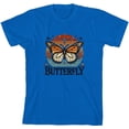 thumbnail image 3 of Butterfly Youth Natural Crew Neck Short Sleeve Tee-Medium, 3 of 4