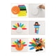 thumbnail image 2 of Juego de materiales de artesanía DIY de Acción de Gracias de 2 uds, plato de papel de pavo hecho a mano, bolsa de regalo, decoraciones, juguetes educativos para niños, 2 of 4