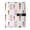 Bunny-carrot Print, variant on DIY Cherry Star Printed Microfiber Leather Notebook 9.2x6.7" Refillable Binder Journal with Pen Loop&Pockets 100 Sheets
