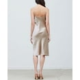 thumbnail image 4 of COWL NECK SATIN DRESS, 4 of 4