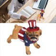 thumbnail image 1 of Estatua De Perro, Estatua De Bulldog, Estilo Americano, Tamaño Pequeño, Resistente, Duradera, Vívida, Hermosa Para Decoración De Escritorio Del Hogar, 1 of 7
