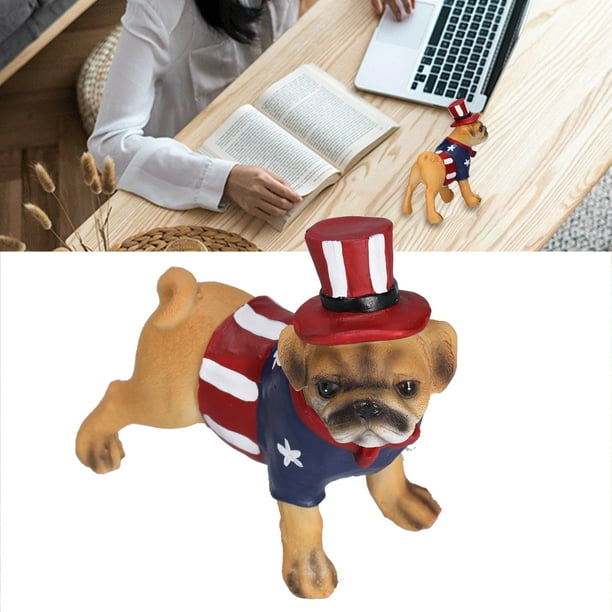 Bulldog Sculpture Small Size Vivid Beautiful Dog Statue For Home