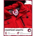 thumbnail image 3 of CANADA WEATHER GEAR Men's Parka Jacket - Heavyweight Ripstop Therma Foil Puffer Coat (M-5X), 3 of 7