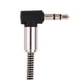 thumbnail image 3 of Cable de audio auxiliar macho de 1 metro NikouMX con conector en L de 3,5 mm, 3 of 6