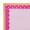 Hot Pink, variant on Gray - 2 Sided Scalloped Bb Border - Educational - 12 Pieces