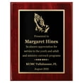 thumbnail image 4 of Personalized Religious Award 8x10, Customized Plaque for Church, Temple - Executive Series Mahogany Piano Wood Board, Modern Design - Customize Now - Engraving Included!, 4 of 4