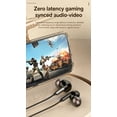thumbnail image 6 of SENHAWK 3.5mm Jack Wired In Ear Earbuds, HiFi Spatial Surround Sound Wired Headphones with Built-in Noise Reduction Mic, Ergonomic Comfort Gaming Earphones for Smartphones Laptops Desktops, 6 of 8