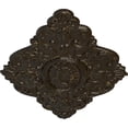 thumbnail image 3 of 42 3/4"W x 28 7/8"H x 1"P Ashford Ceiling Medallion, Hand-Painted Stone Hearth Crackle, 3 of 5