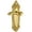Lifetime Brass, variant on Grandeur 822875 Grande Victorian Solid Brass Rose Left Handed Single Dummy Door Lever -