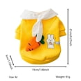 thumbnail image 2 of Chandail à Capuche Imprimé Floral et Chandail Chat avec Graphique Carotte et Sucette, 2 of 5
