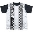 thumbnail image 2 of Elvis Presley Checkered Bowling Shirt Youth Sublimated T-Shirt White, 2 of 4
