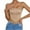 Khaki, variant on Timegard Womens Tube Tops Sleeveless Strapless Fitted Fashion Blouses Solid Color Party Cropped Top