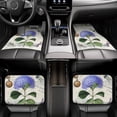 thumbnail image 6 of Uemuo Car Floor Mats - Vintage Flower Pattern Carpet Floor Mats for Cars, Auto Accessories Front & Rear Car Floor Foot Mat Sets of 4 Pieces, 6 of 6
