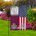 thumbnail image 4 of Flag American Half Qatari Flag Qatari American Friendship Qatar U.S.A Patriotic Proud Garden Flag, Double-Sided Decorative Outdoor Flag, Patriotic Polyester Yard Flag 12 x 18 in, 4 of 5