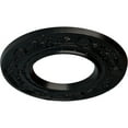 thumbnail image 3 of Ekena Millwork 8"OD x 3 7/8"ID x 1/2"P Daniela Ceiling Medallion (Fits Canopies up to 3 7/8"), Hand-Painted Jet Black, 3 of 6