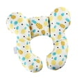 thumbnail image 2 of Almohada De Apoyo Para El Cuello Del Bebé Almohada De Alimentación Del Bebé Para Cochecito De Viaje Bebé Piña, 2 of 8