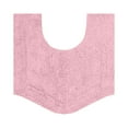 thumbnail image 2 of HOME WEAVERS Waterford Bathroom Rug Toilet Rugs U Shaped Contour, Thick Toilet Rug, Non-Slip Contour Mat for Bathroom,100% Cotton Soft, Absorbent Water, Machine Washable, 20"x20" Contour, Pink, 2 of 5