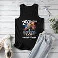 thumbnail image 4 of UngA 250th Anniversary Shirt 4th of July Tank Tops Women American Flag Top Independence Day Patriotic Tanks USA Flag Casual Sleeveless Shirts (Black,M), 4 of 8
