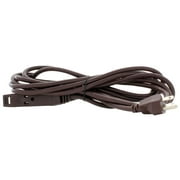 Holiday Lighting Outlet 5 ft. 16/3 SJTW Indoor Outdoor Extension Cord, Brown, 3 Outlets, 3 Prong - UL Listed