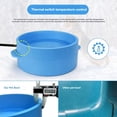 thumbnail image 2 of 3.2L Heated Water Bowl for Dog Cat Outdoor Heated Dog Bowl Waterproof Heated Pet Bowl Smart Thermal-Dish Winter US Plug, 2 of 8