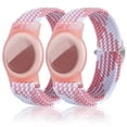 thumbnail image 2 of YUNOVA Braided AirTag Bracelet for Kids, Adjustable Nylon Wristband, Anti-Lost GPS Tracker Compatible with Apple AirTag 1st/2nd Gen, 2-Pack, 2 of 8