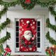 thumbnail image 5 of Cubierta de puerta navideña de 35 x 71 pulgadas - Diseño de Papá Noel - Decoración navideña para puerta - Decoración para festivales y fiestas, 5 of 5