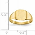 thumbnail image 3 of 14k Signet Ring Solid Back, 3 of 3