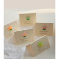thumbnail image 4 of Tarjeta de agradecimiento de flor creativa, tarjeta de agradecimiento de cumpleaños, tarjeta pequeña de deseos de negocios, sobre de estampado dorado, tarjeta de felicitación para hornear, 4 of 4