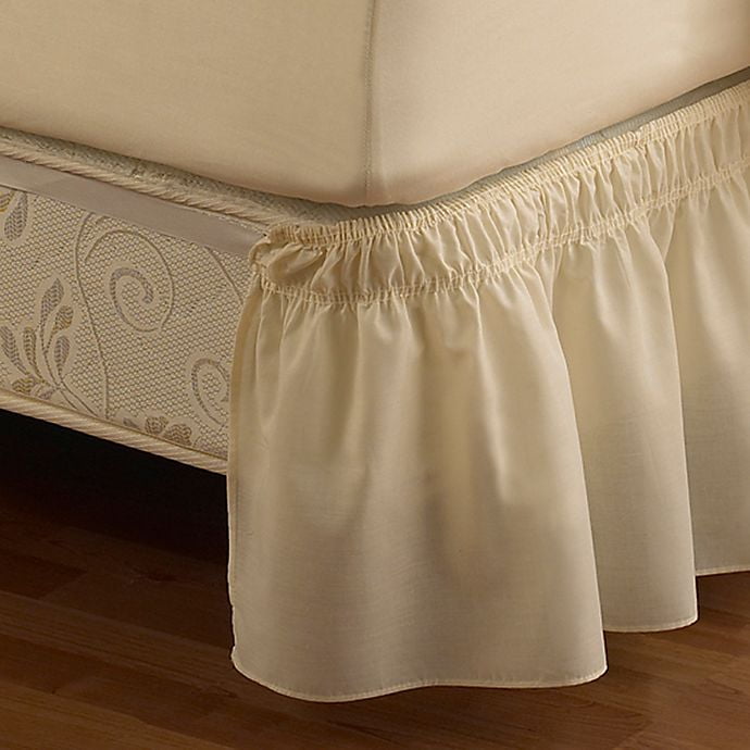 with Platform Harmony Lane Eyelet Ruffled Bed Skirt Available in all Sizes