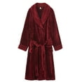 thumbnail image 4 of XINXIAOO Womens Robe Soft Bathrobe Cute Long Coat Nightgown Nightdress Robe Warm Bathrobes for Women Knee Length Night Robe for Women Sleepwear Kimono Robes for Women plus Size Robe Women Bathrobe for, 4 of 4
