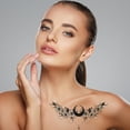 thumbnail image 2 of Unique Bargains Christmas 3 Pcs Exquisite Fake Tattoos Temporary Tatto for Adult Black, 2 of 5