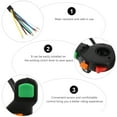 WSTEER 3in1 Motorcycle Combination Switch with Horn Turn Signal