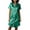 Green, variant on Nightgowns for Women Zaewscy Women's Casual Home Wear Cardigan Short-sleeved Nightgown Purple M