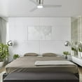 thumbnail image 6 of Ceiling Fan With Light Kit 8.75 Inches Tall By 48 Inches Wide-Brushed Nickel/Silver Finish-Silver Blade Color Minka Aire Fans F671l-Bn/Sl, 6 of 8